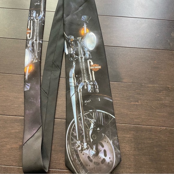 Harley Davidson Vintage  1994 Neck Tie - Picture 3 of 9